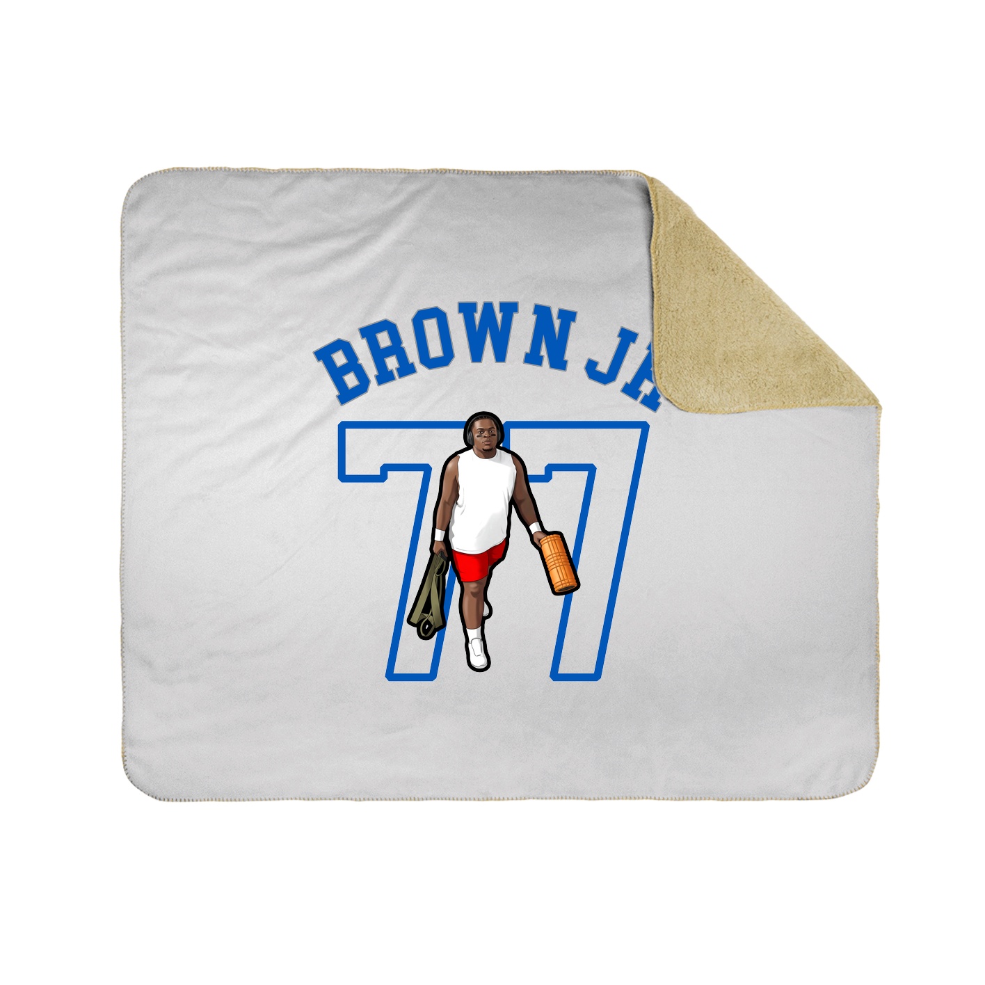 Throw Blanket — Shirsey Arch in White