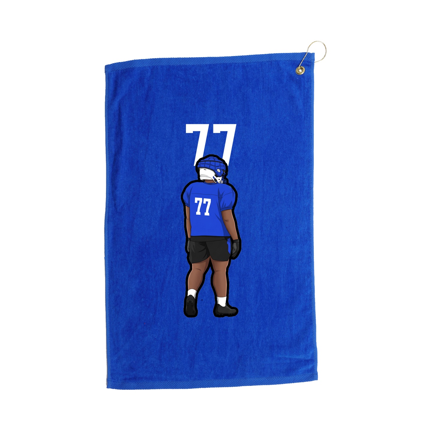 Golf Towel — Number Top in Royal