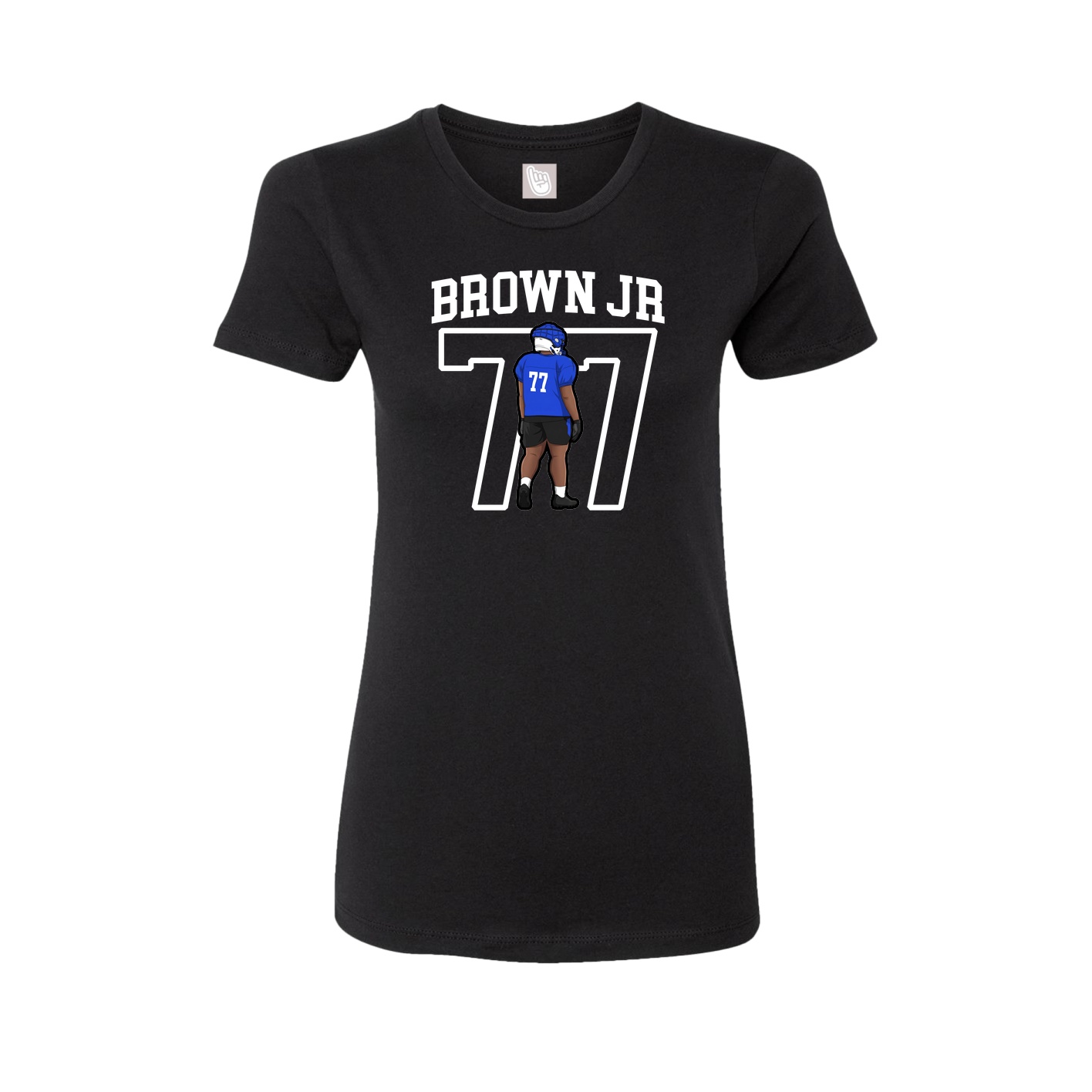 Fitted Women's Tee — Shirsey in Black