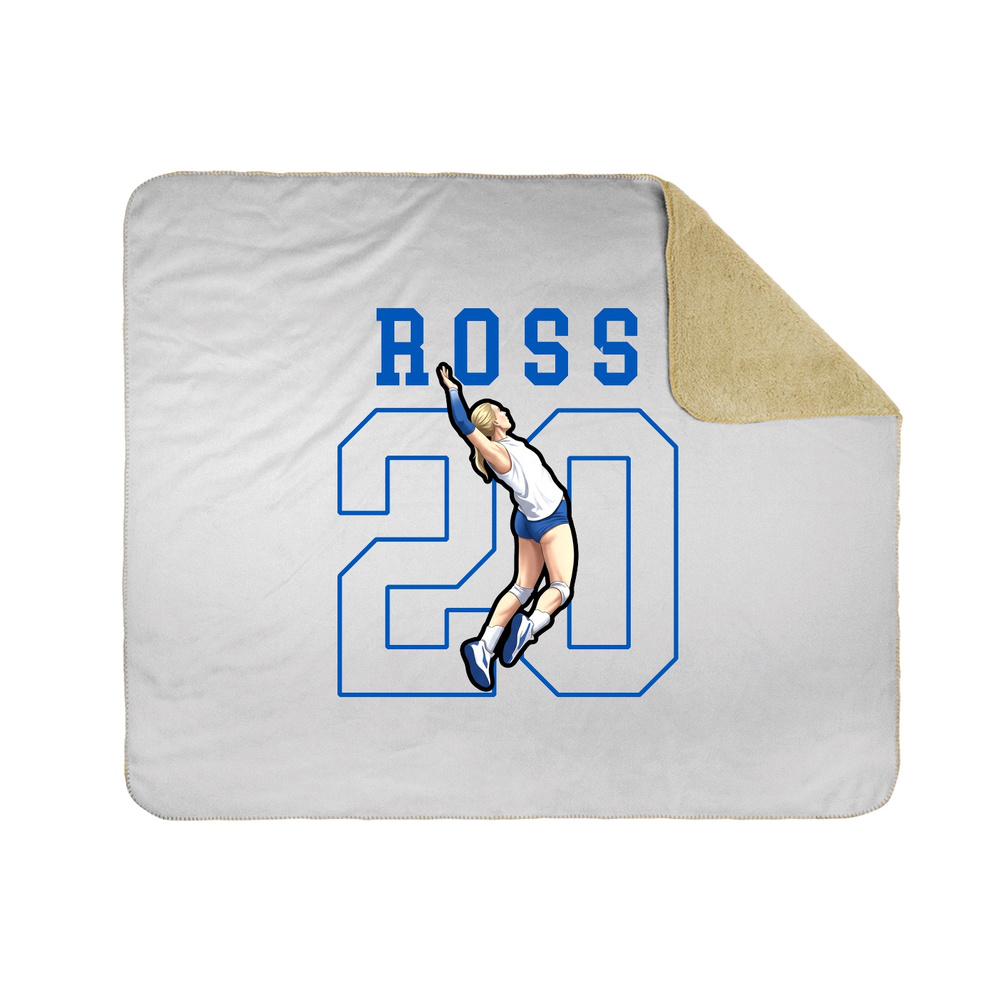 50x60 Sherpa Lined Throw Blanket