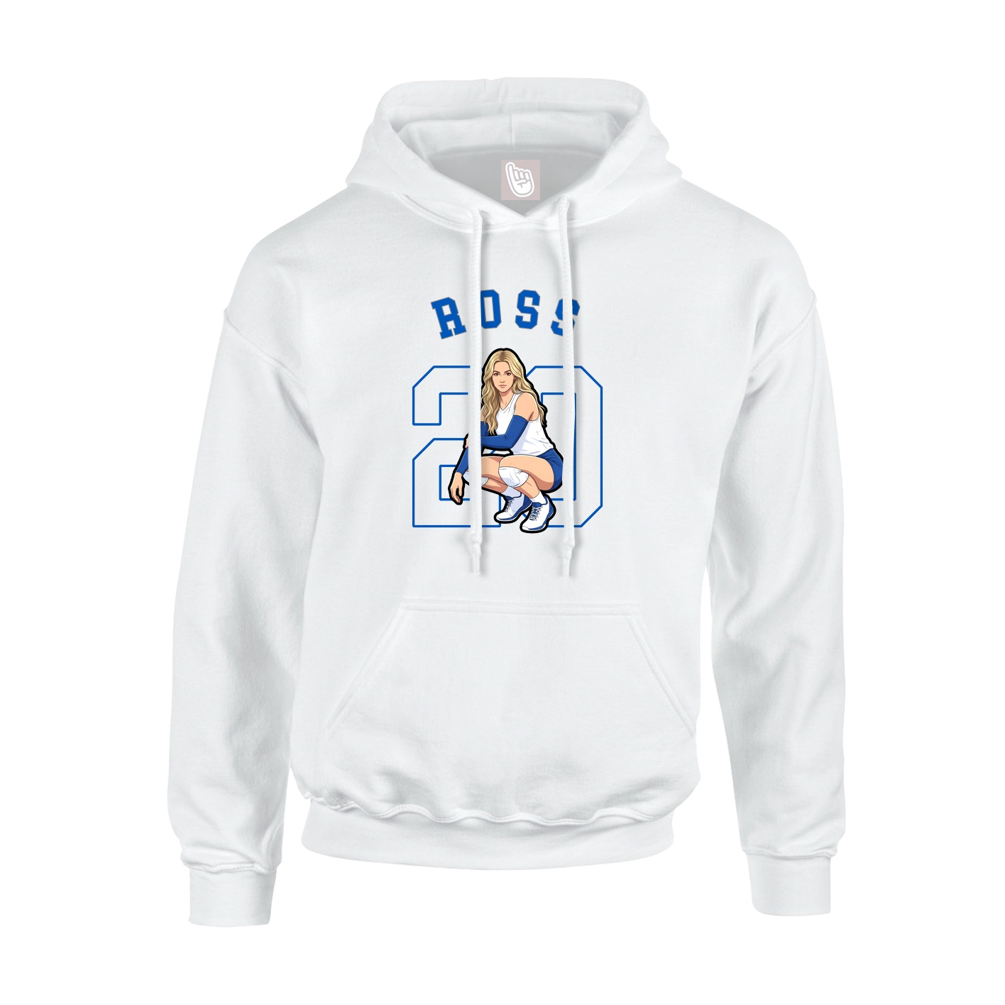 Hoodie — Classic in White