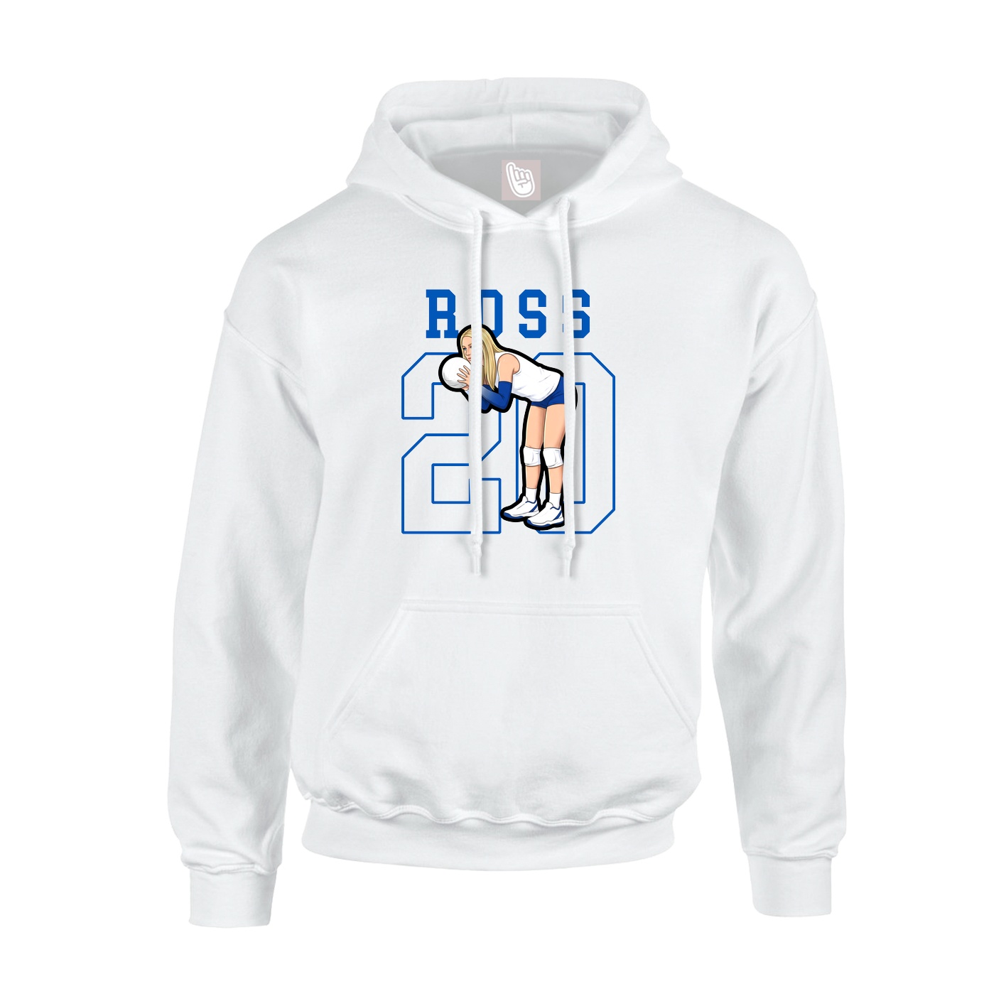 Youth Hoodie — Classic in White