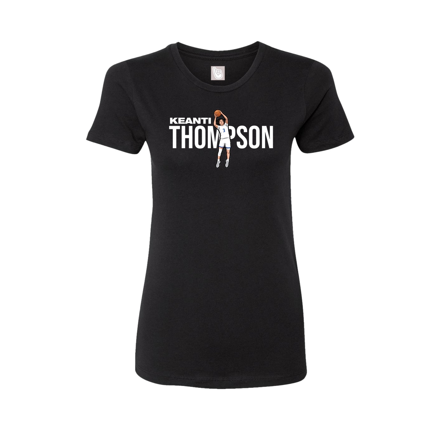 Womens Tee — Player Name in Black