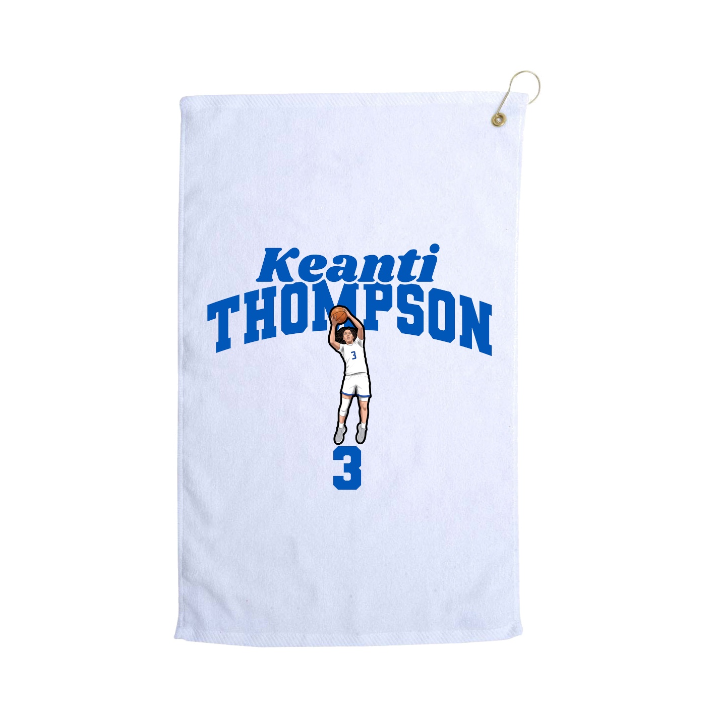 Golf Towel — Signature Arch in White