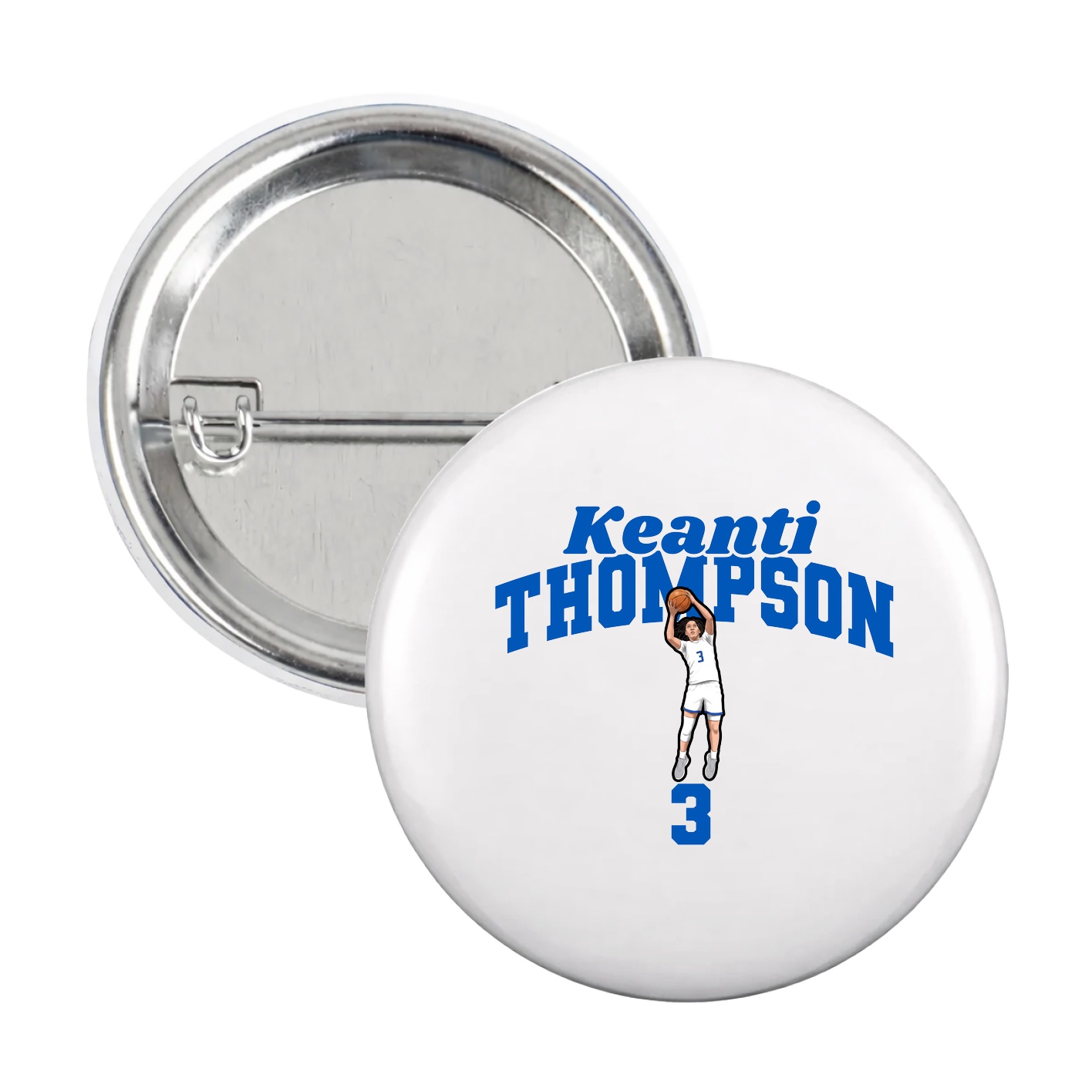 Game Day Button — Signature Arch in White