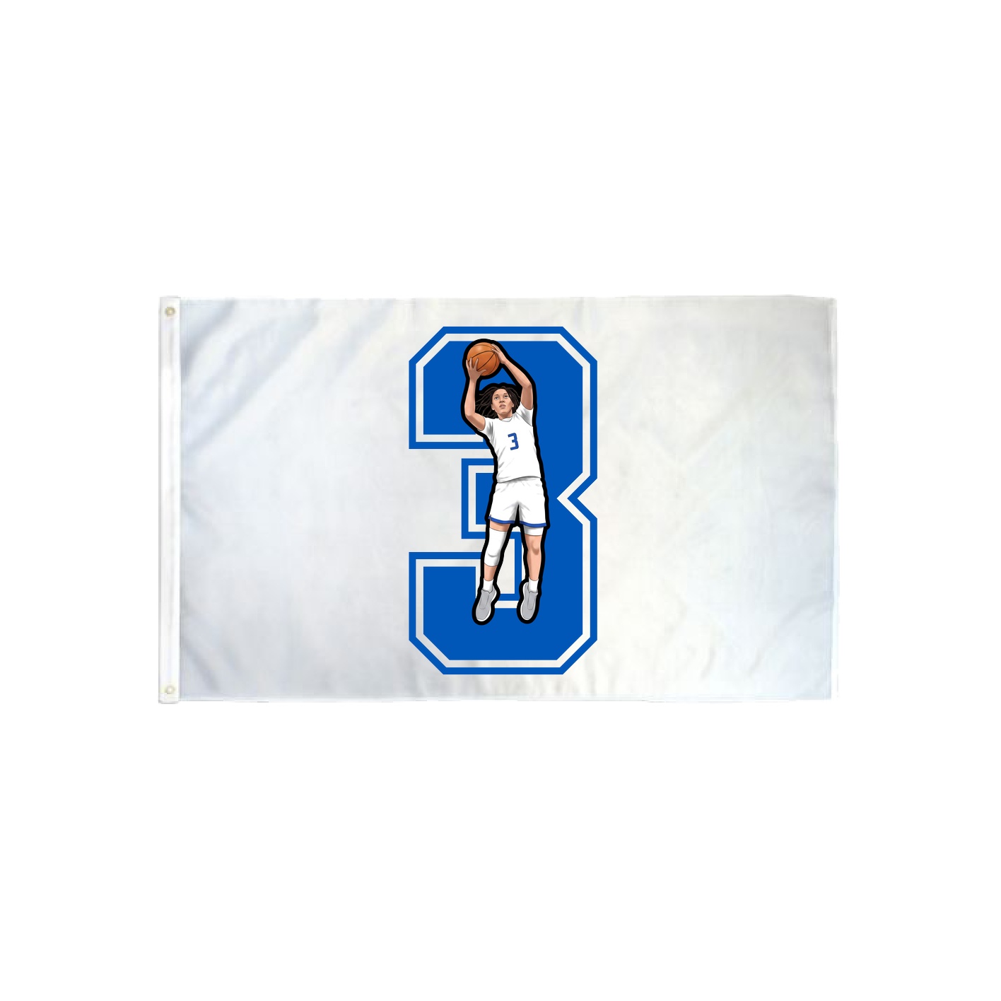 3x5 Flag — Number in Classic