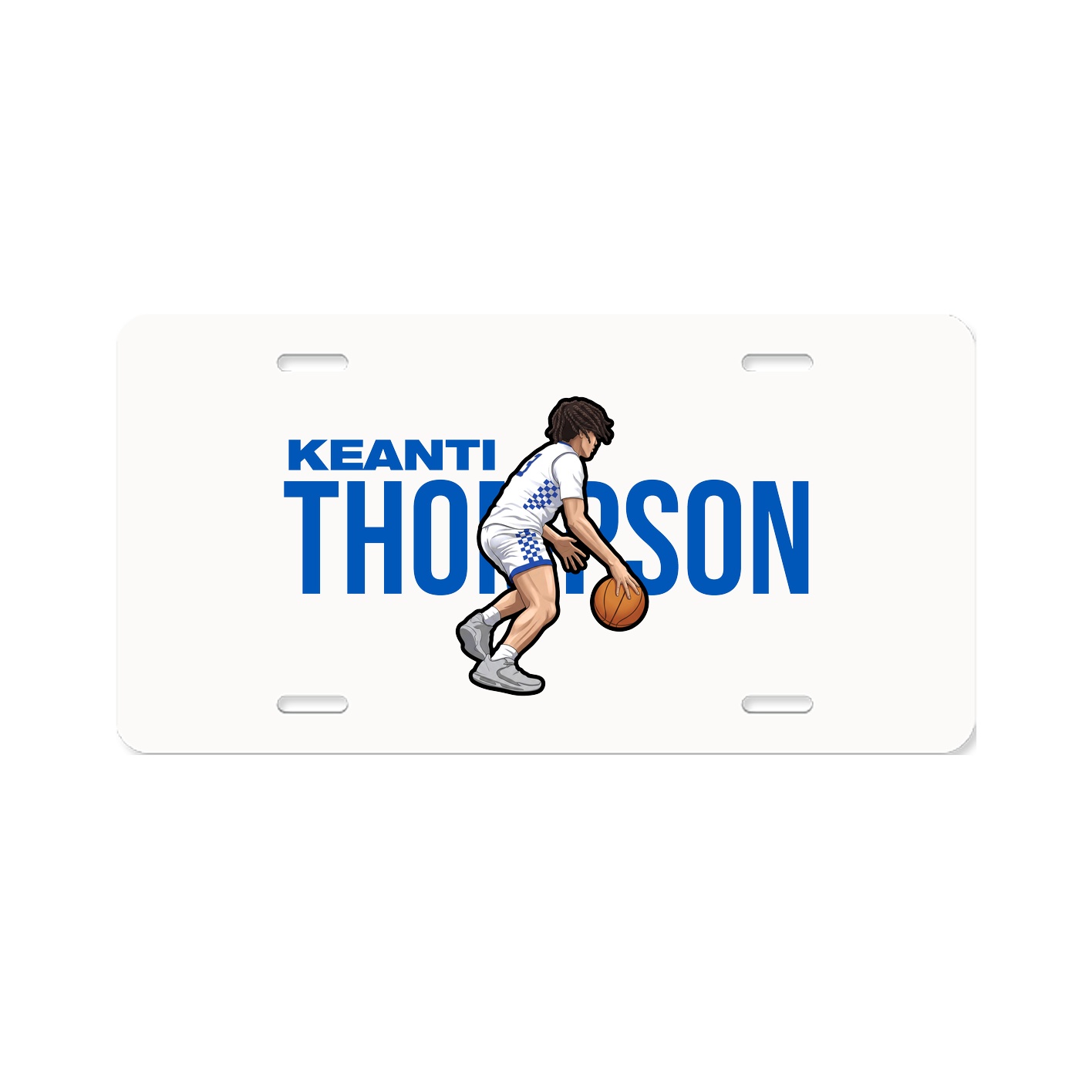 License Plate — Player Name in Classic