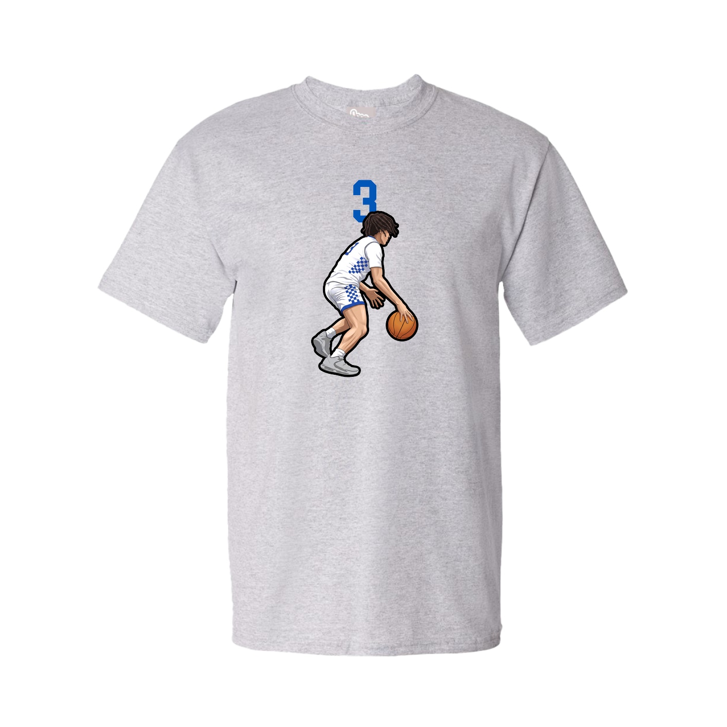 Tee — Number Top in Grey