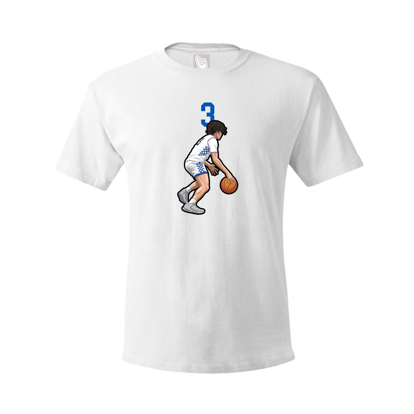 Tee — Number Top in White