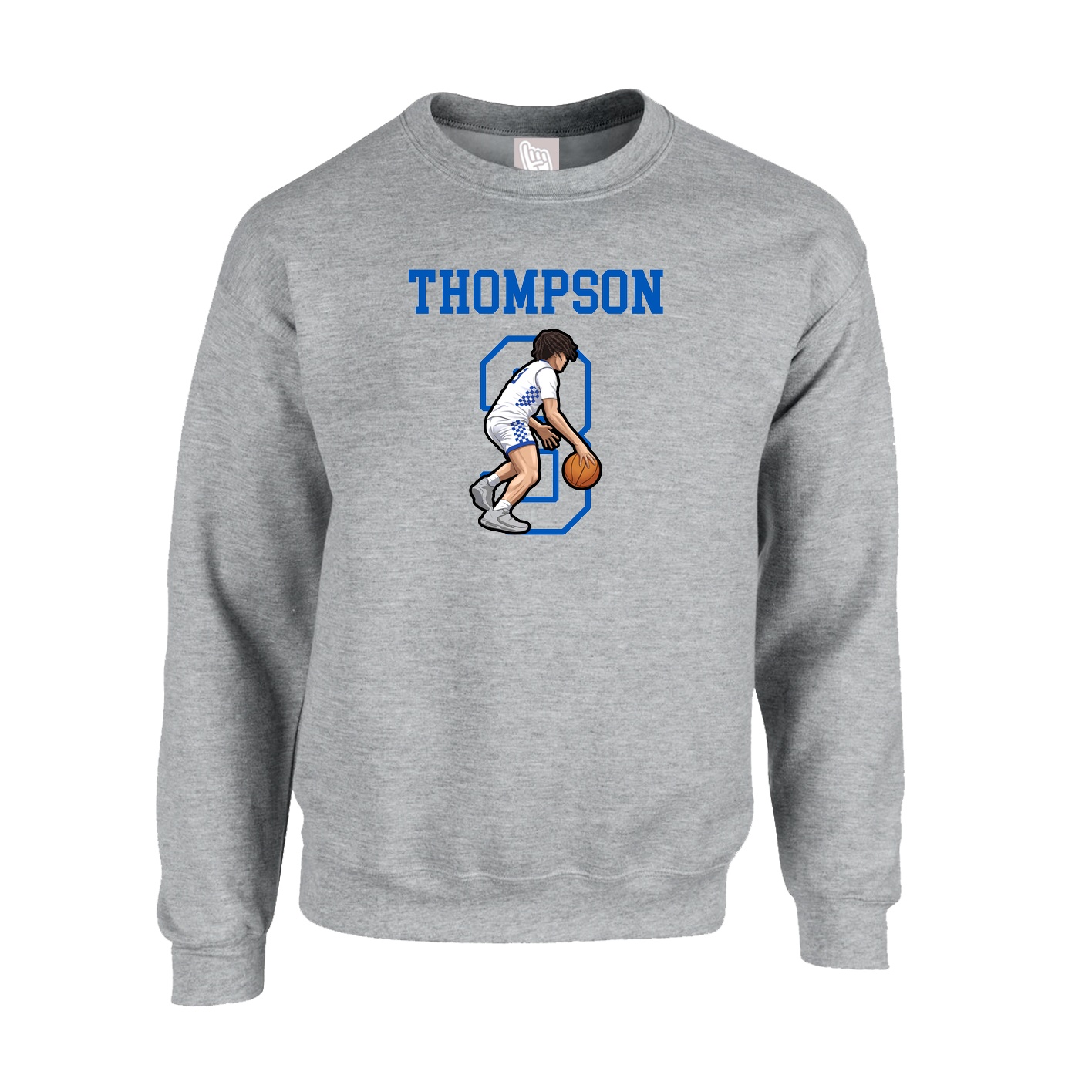 Fleece Crew — Shirsey in Grey