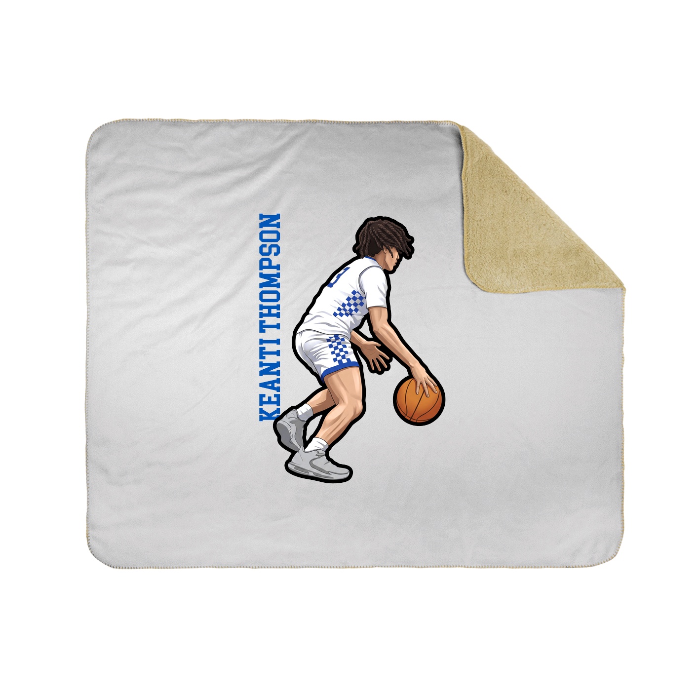 50x60 Sherpa Lined Throw Blanket