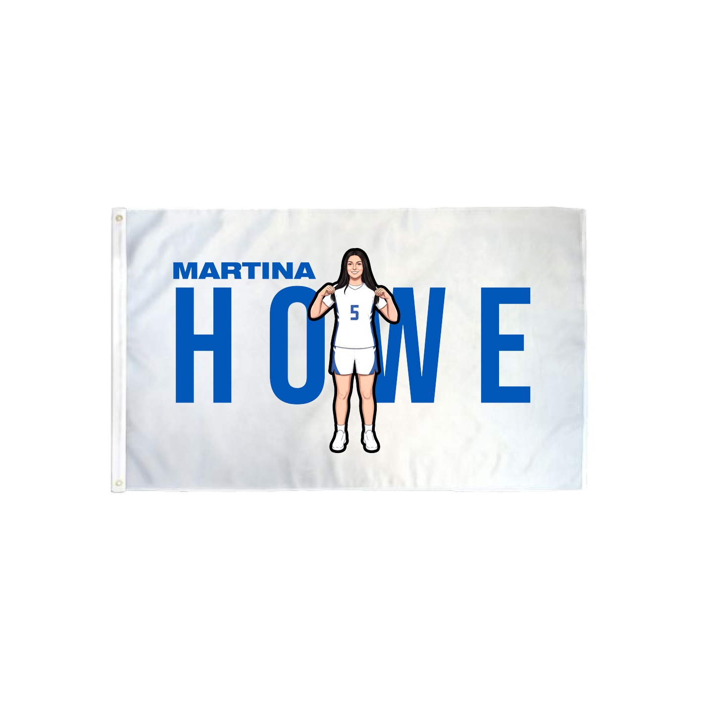 3x5 Flag — Player Name in Classic