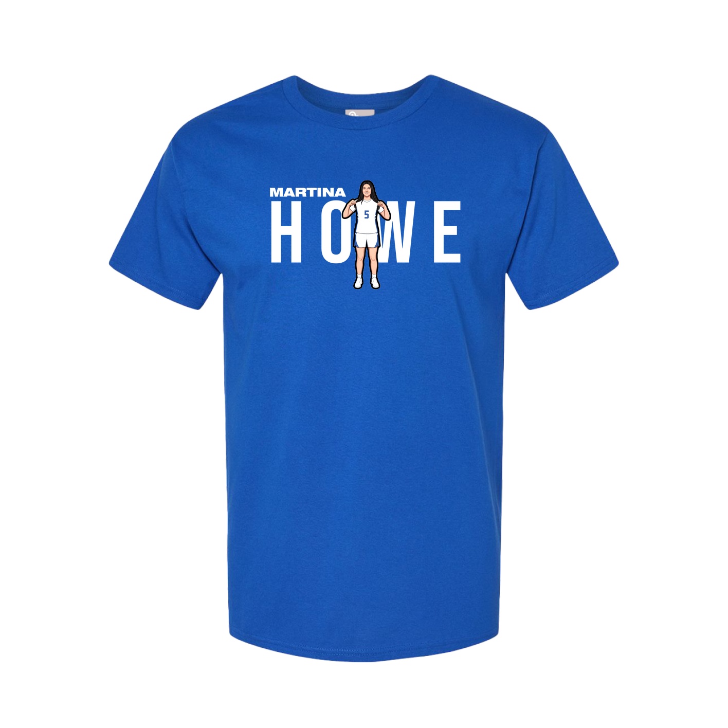 Youth Tee — Player Name in Royal