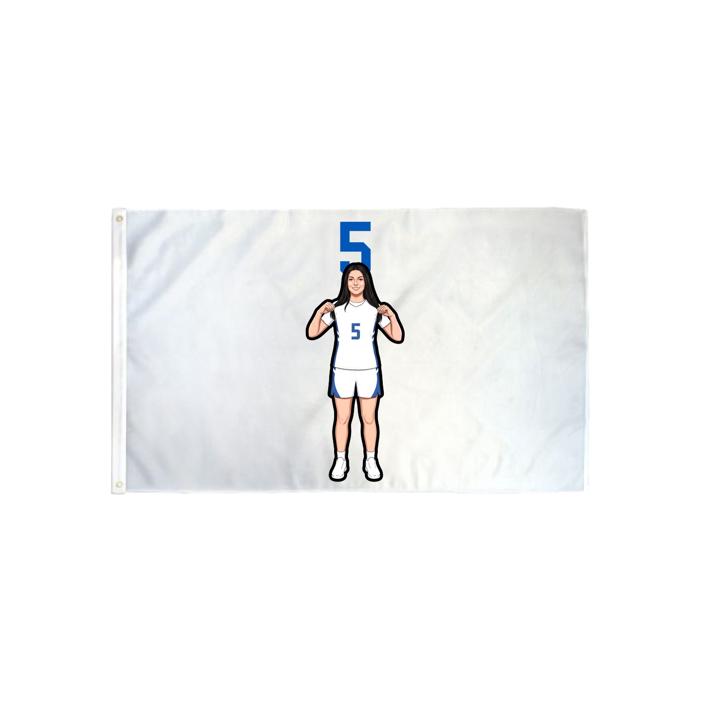 3x5 Flag — Number Top in Classic