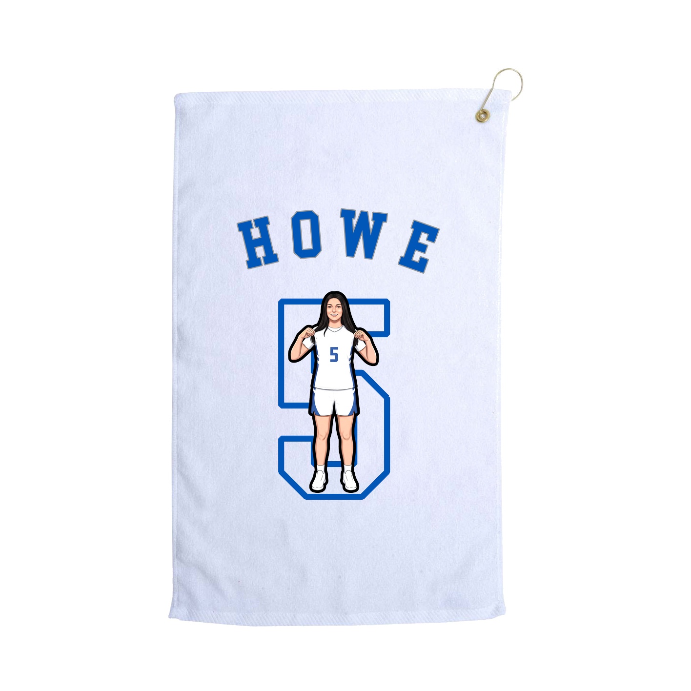 Golf Towel — Shirsey Arch in White