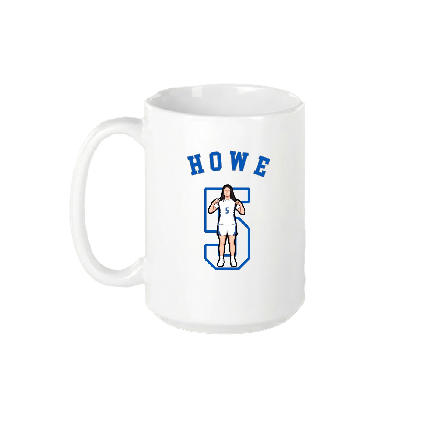 15oz Coffee Mug — Shirsey Arch in White