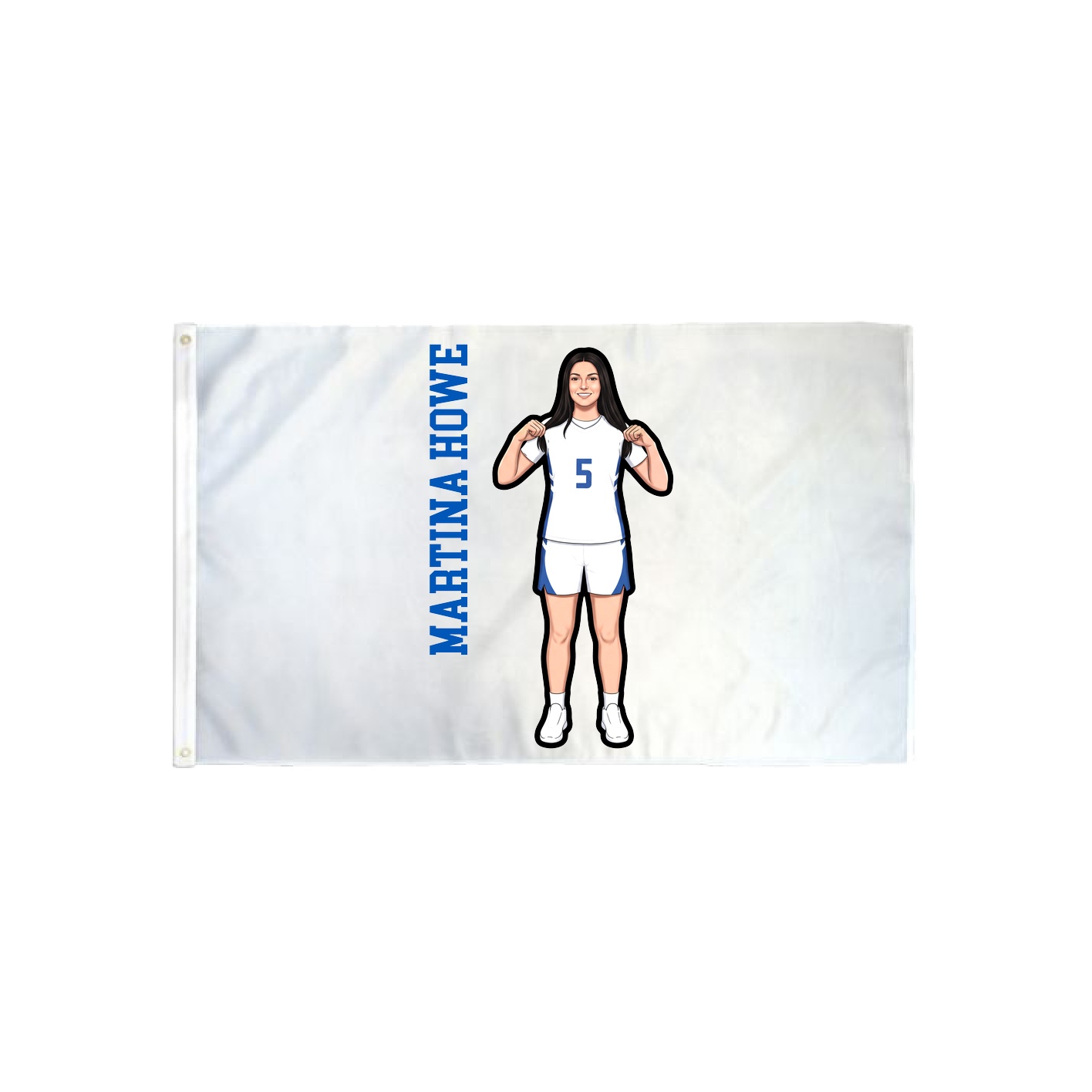 3x5 Flag — Name Vertical in Classic