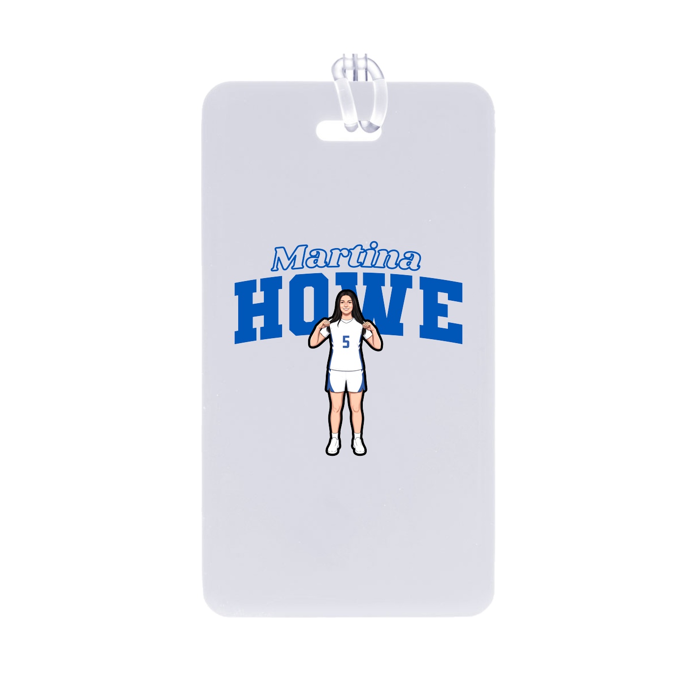 Bag Tag — Name Arch in Classic