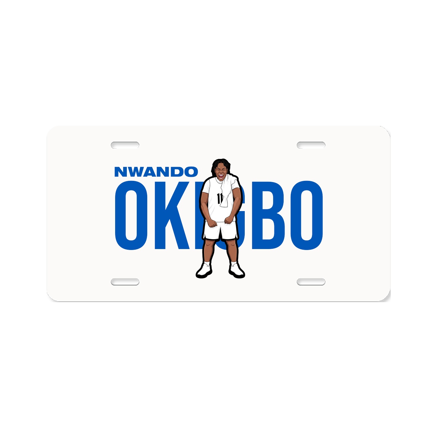 License Plate — Player Name in Classic
