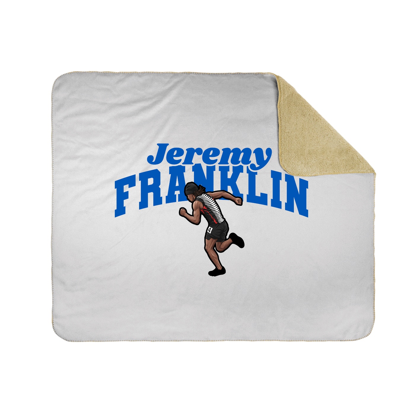 Throw Blanket — Signature Arch in White