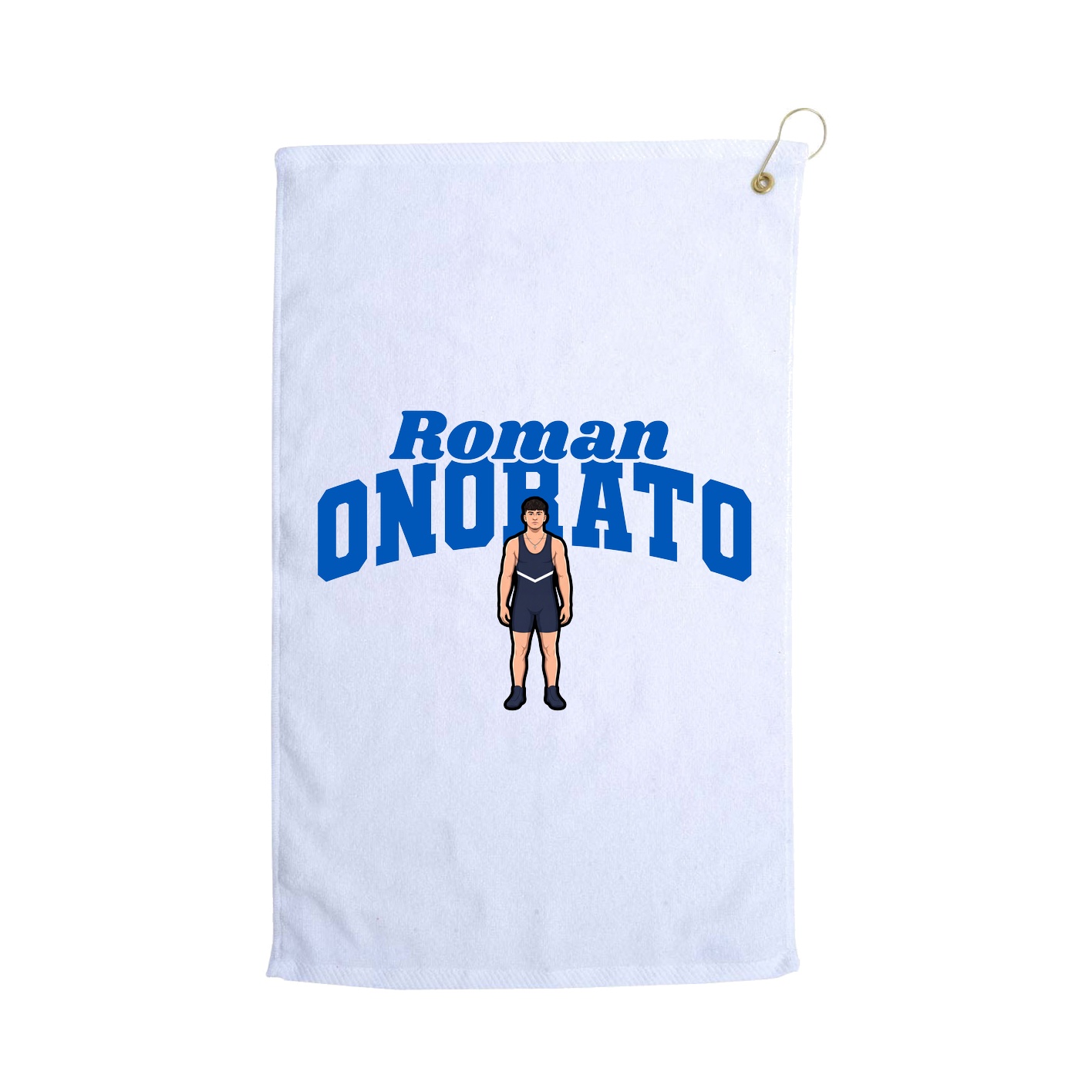 Golf Towel — Signature Arch in White