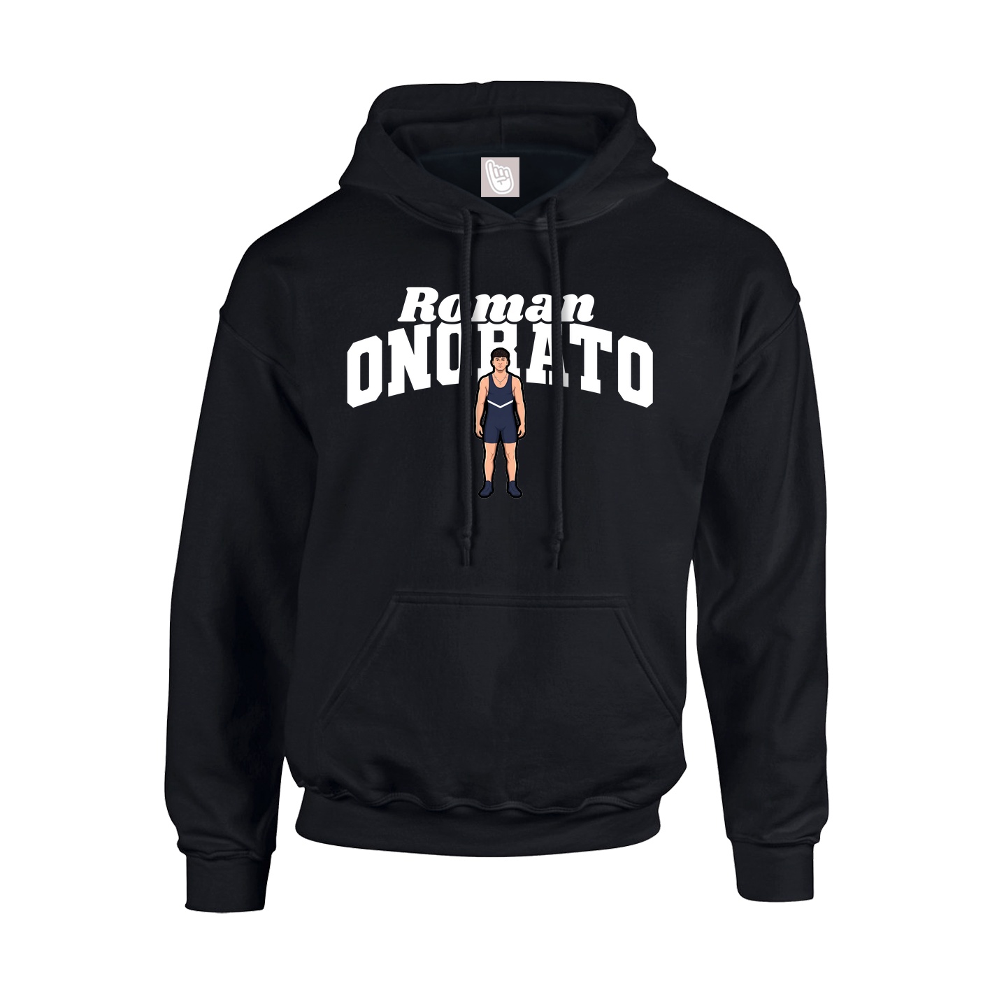 Hoodie — Signature Arch in Black
