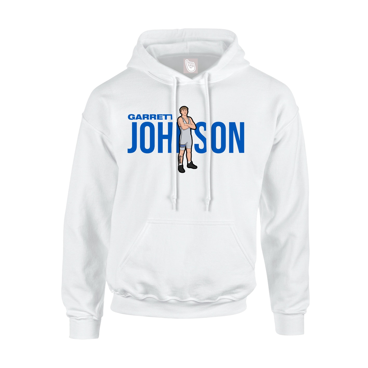 Youth Hoodie — Player Name in White