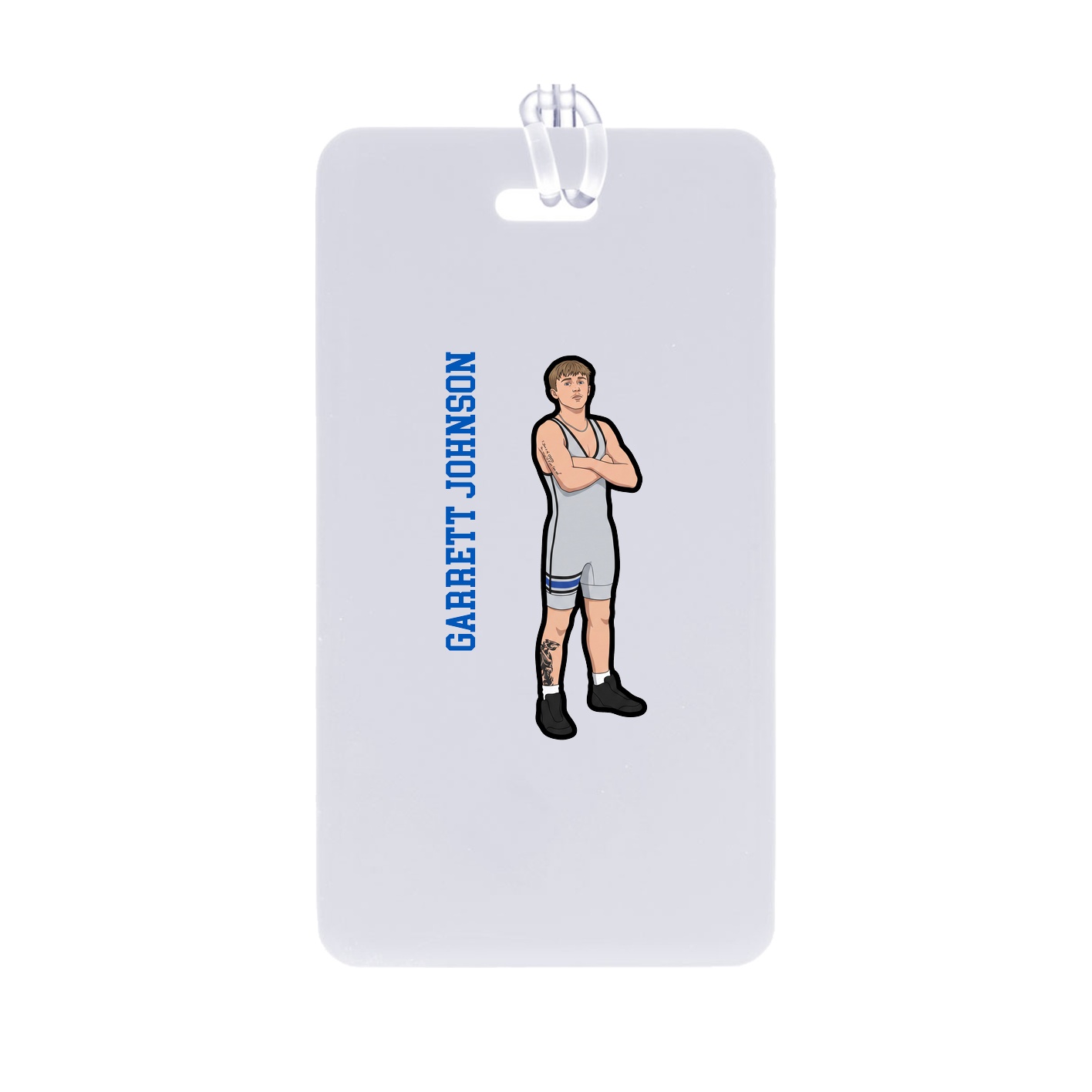 Bag Tag — Name Vertical in Classic