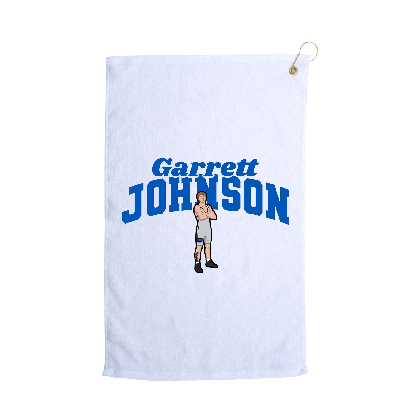 Golf Towel — Signature Arch in White