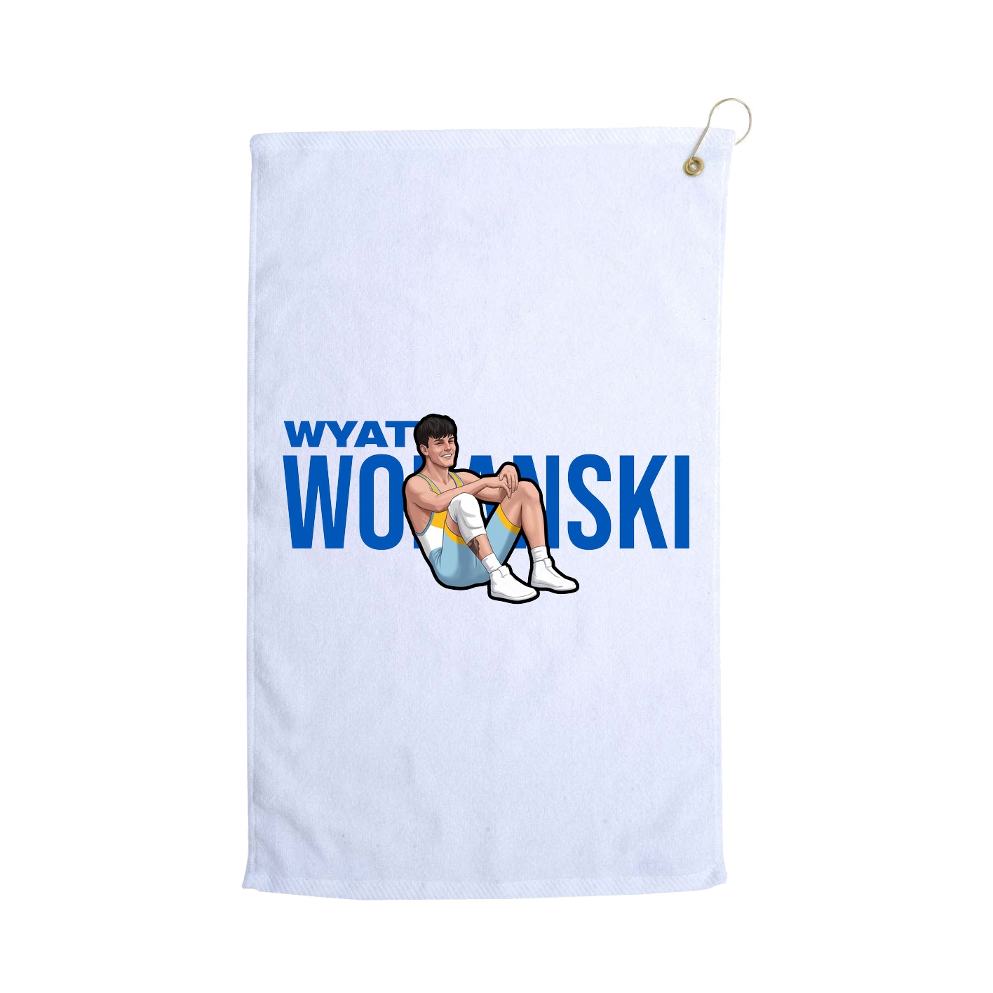 Golf Towel — Player Name in White