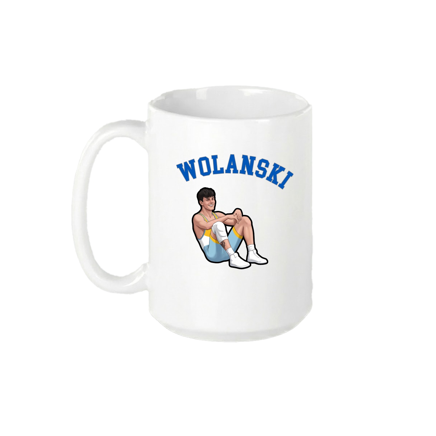 15oz Coffee Mug — Shirsey Arch in White