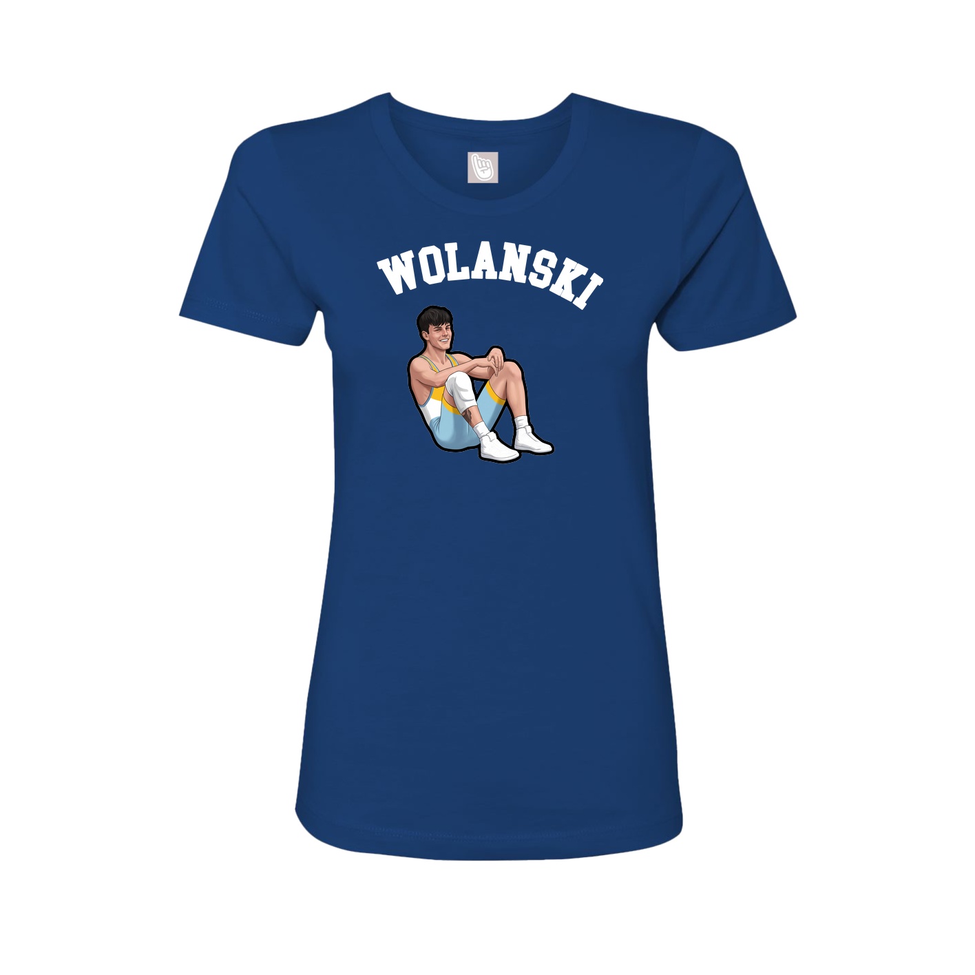 Fitted Women's Tee — Shirsey Arch in Royal