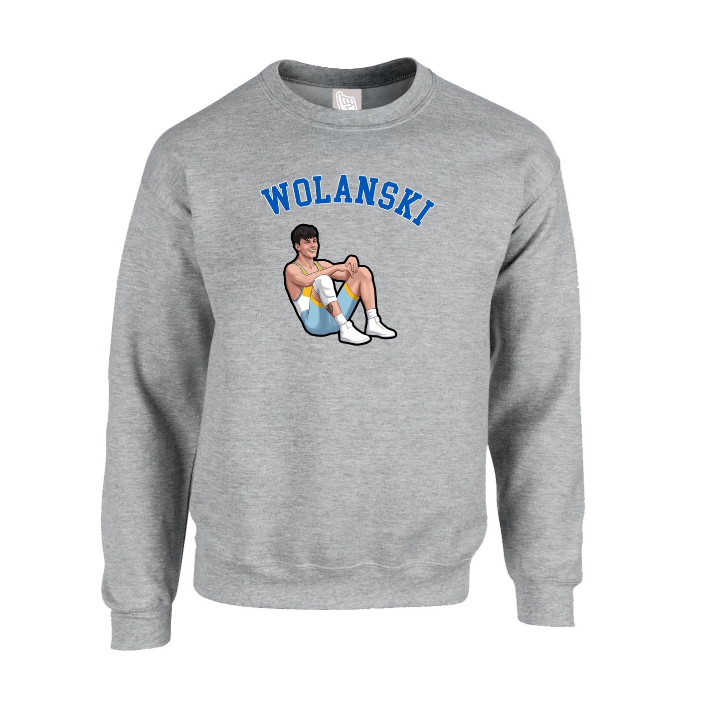 Fleece Crew — Shirsey Arch in Grey