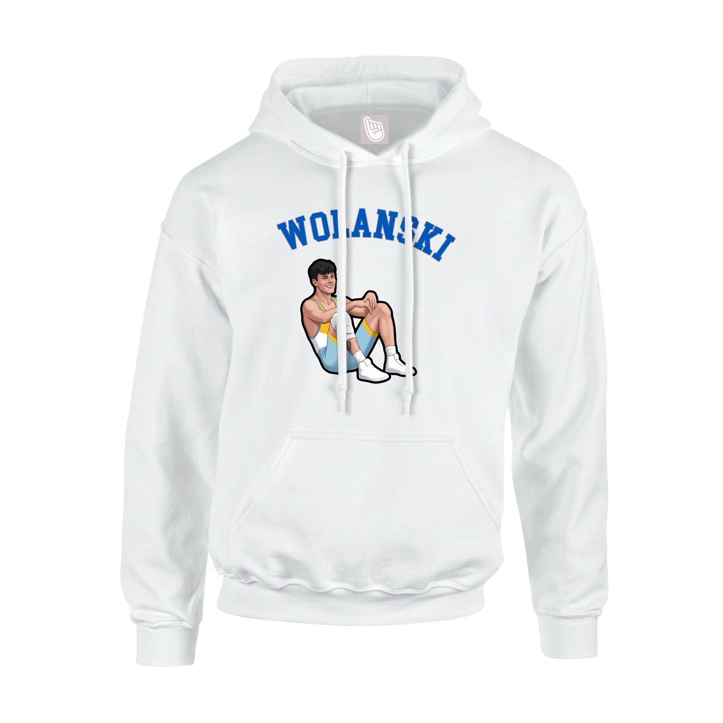 Youth Hoodie — Shirsey Arch in White