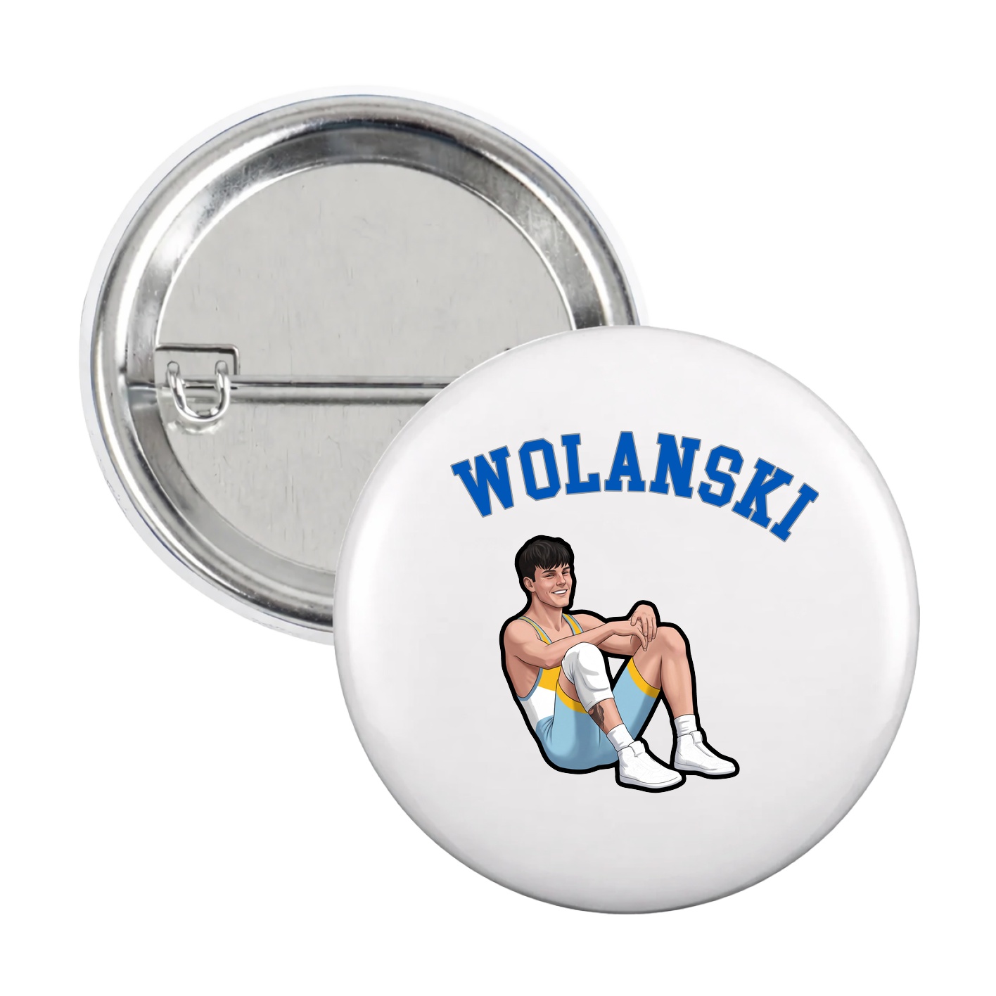Game Day Button — Shirsey Arch in White