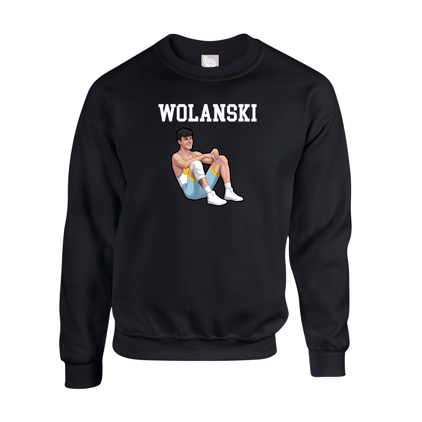Fleece Crew — Shirsey in Black