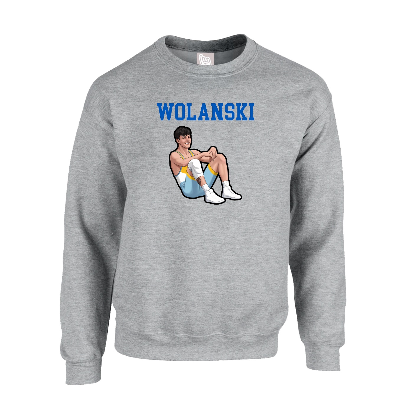 Fleece Crew — Shirsey in Grey