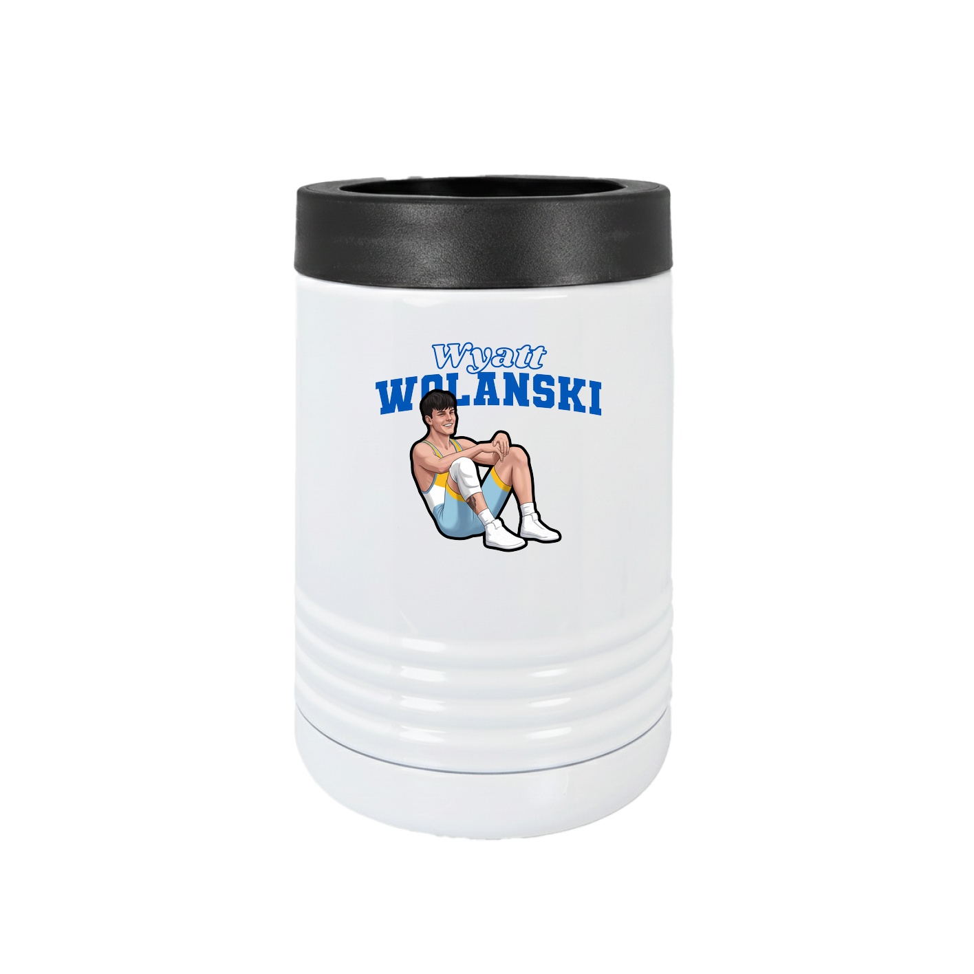 Beverage Holder — Name Arch in White