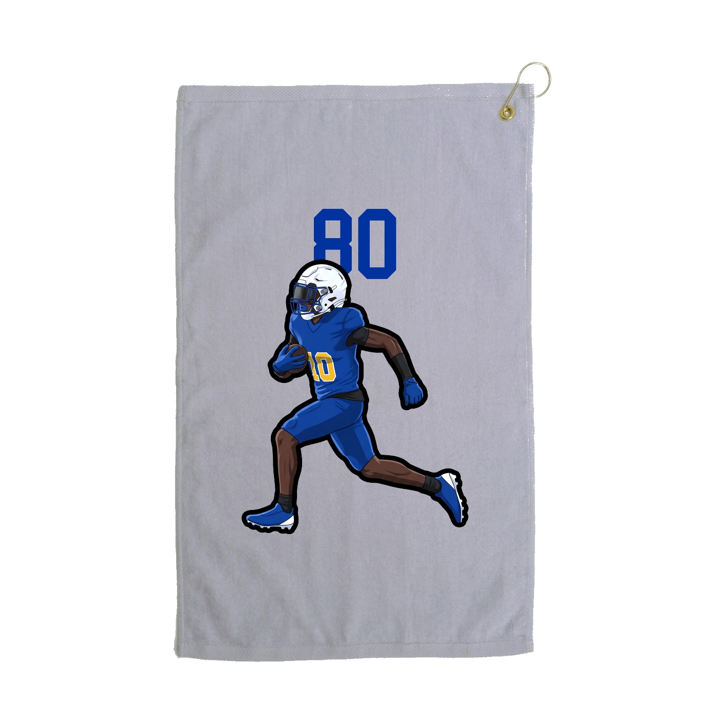 Golf Towel — Number Top in Grey