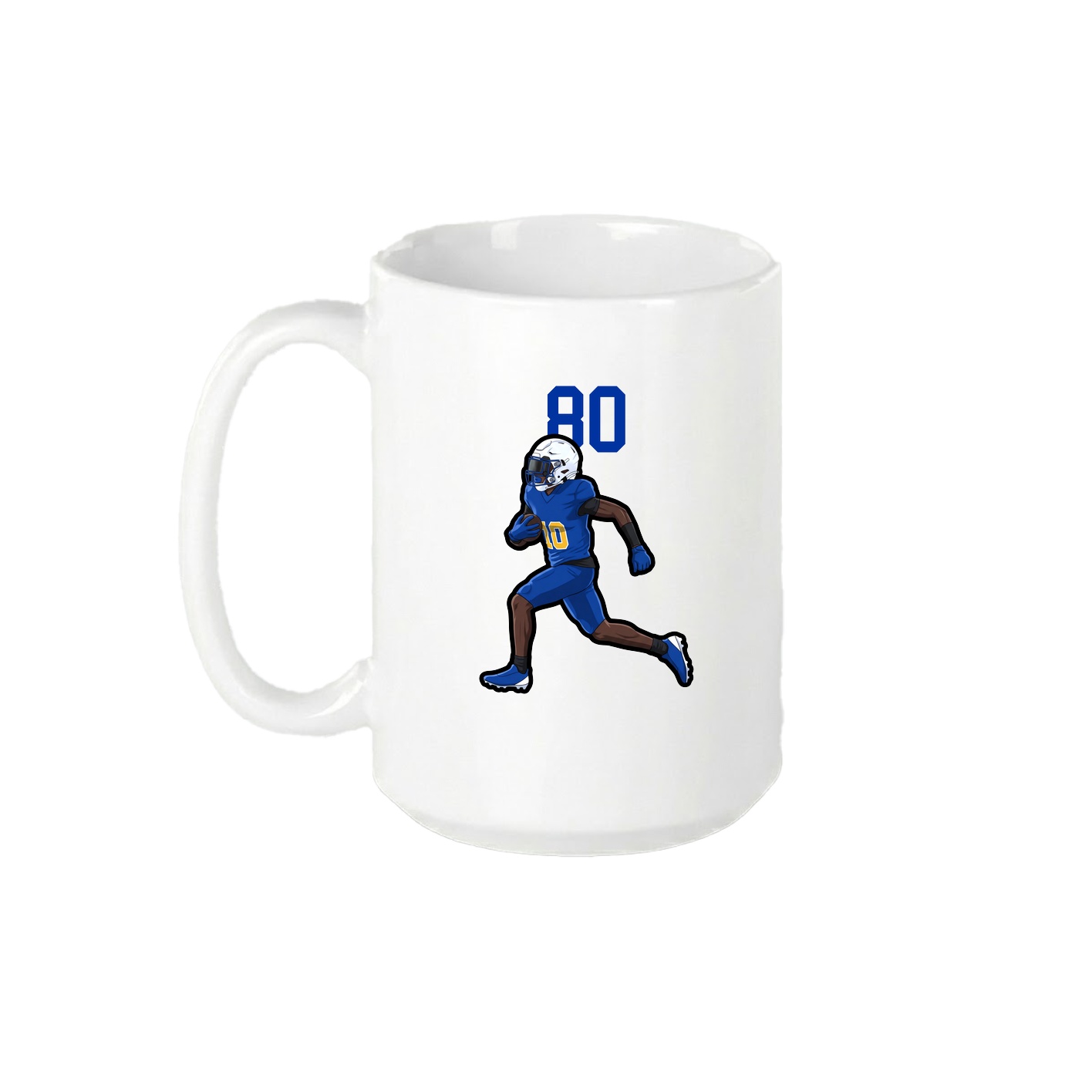 15oz Coffee Mug — Number Top in White
