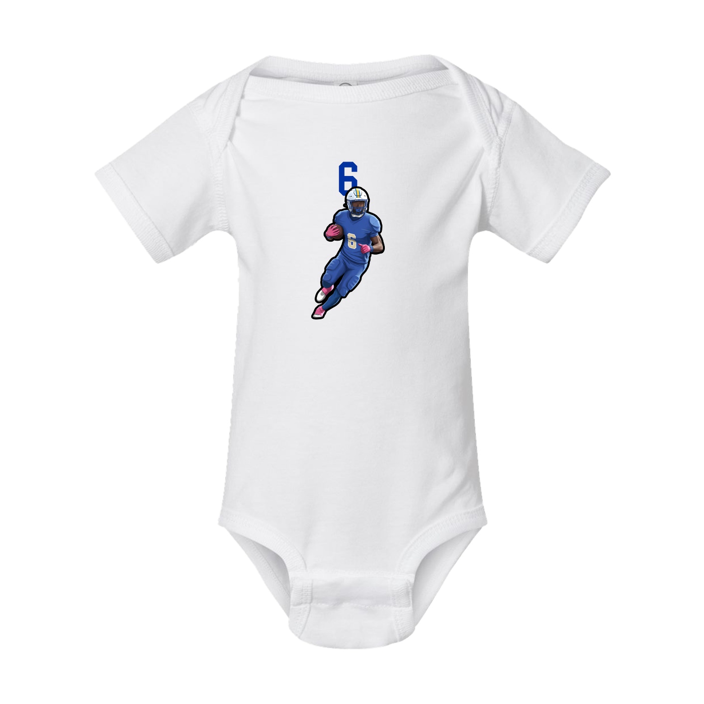 Baby Onesie — Number Top in White