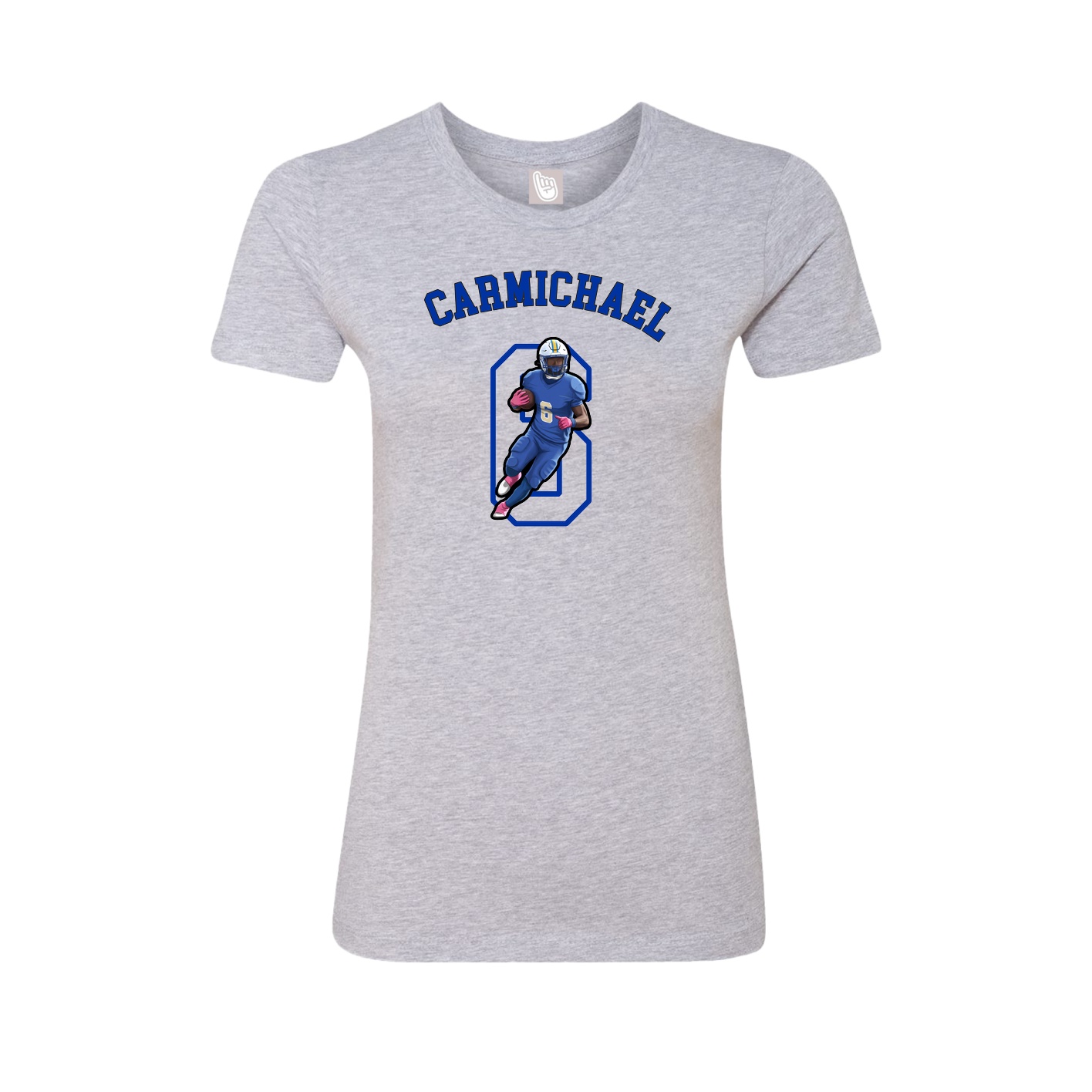 Fitted Women's Tee — Shirsey Arch in Grey