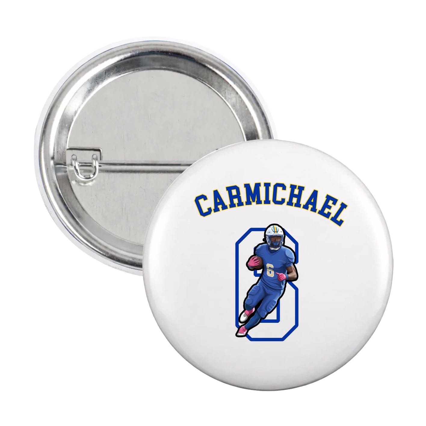 Game Day Button — Shirsey Arch in White