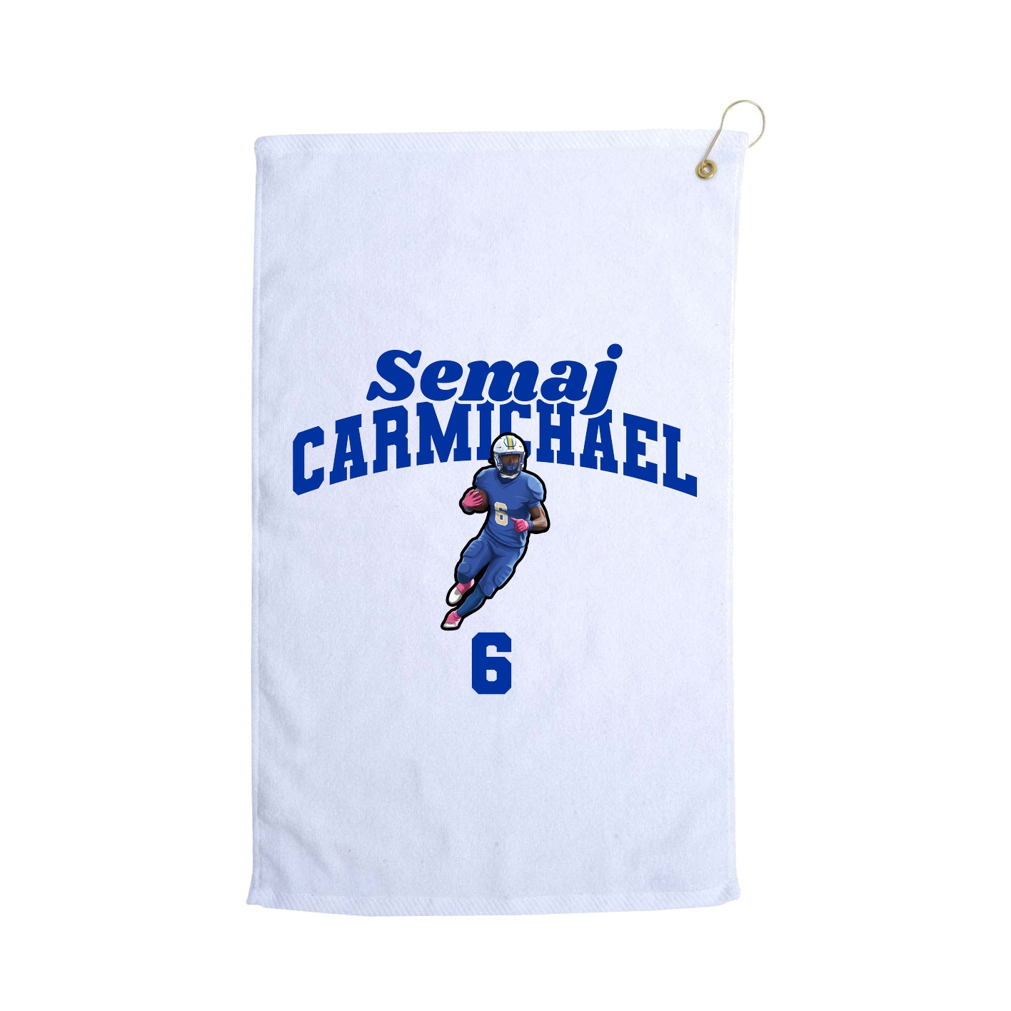 Golf Towel — Signature Arch in White
