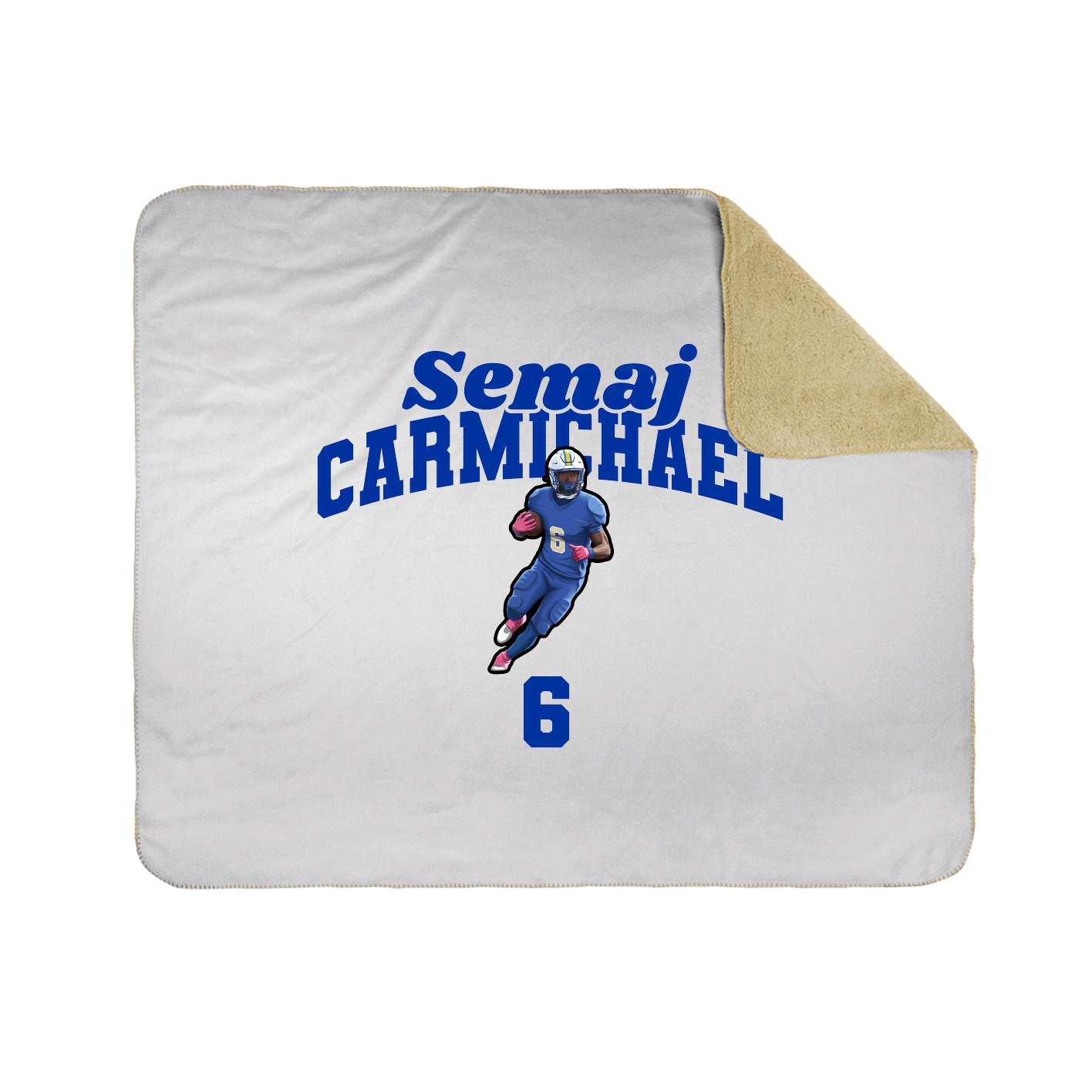 Throw Blanket — Signature Arch in White