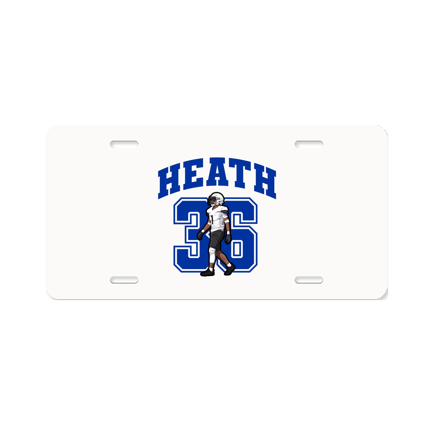 License Plate — Number in Classic