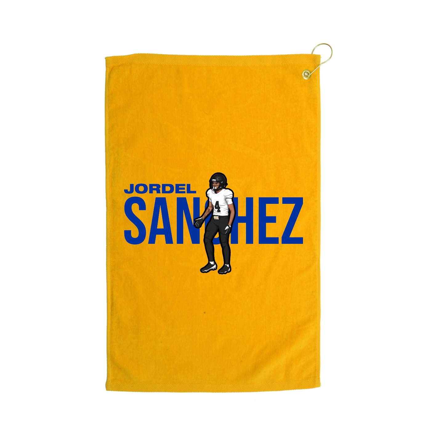 Golf Towel — Player Name in Gold