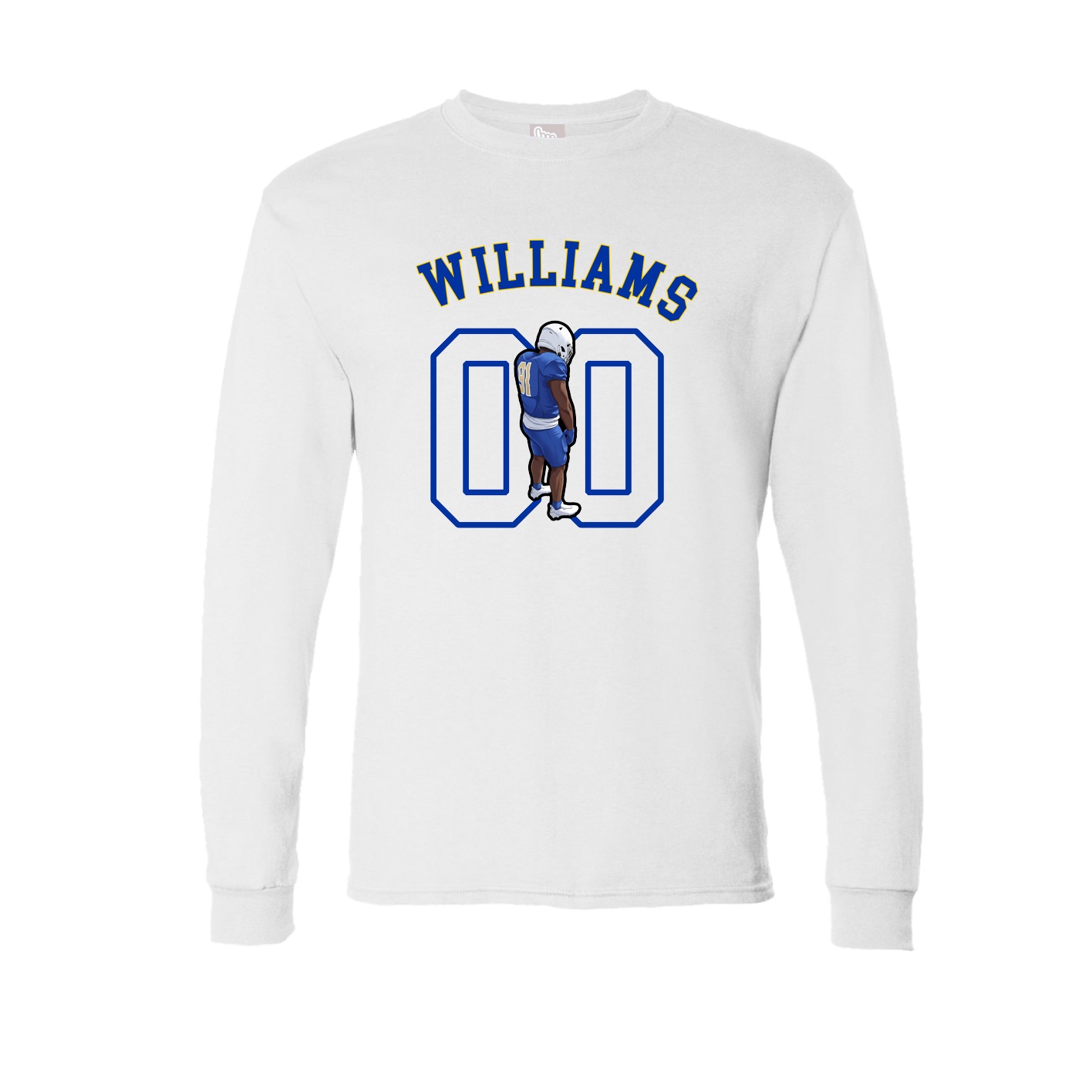 Long Sleeve Tee — Shirsey Arch in White