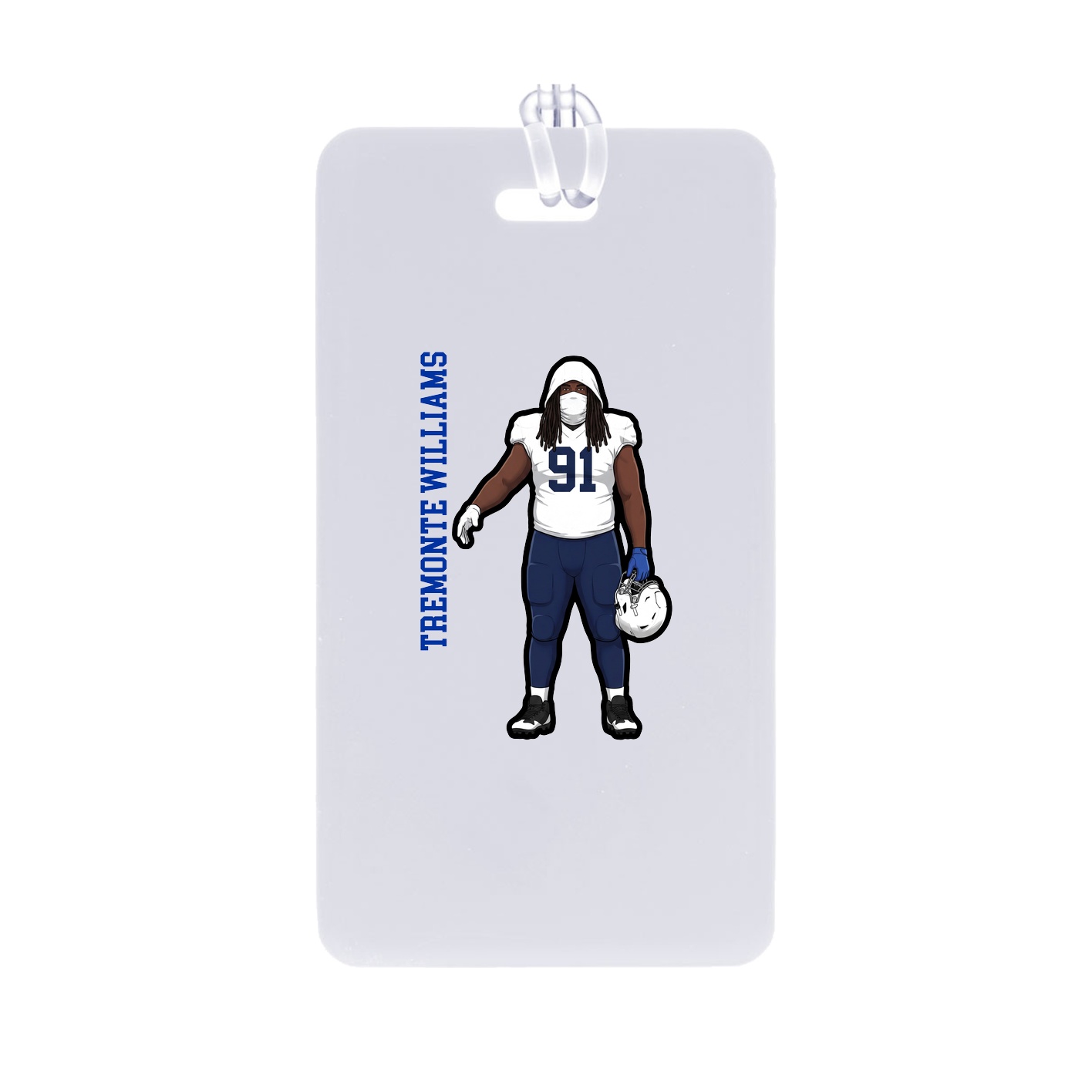 Bag Tag — Name Vertical in Classic