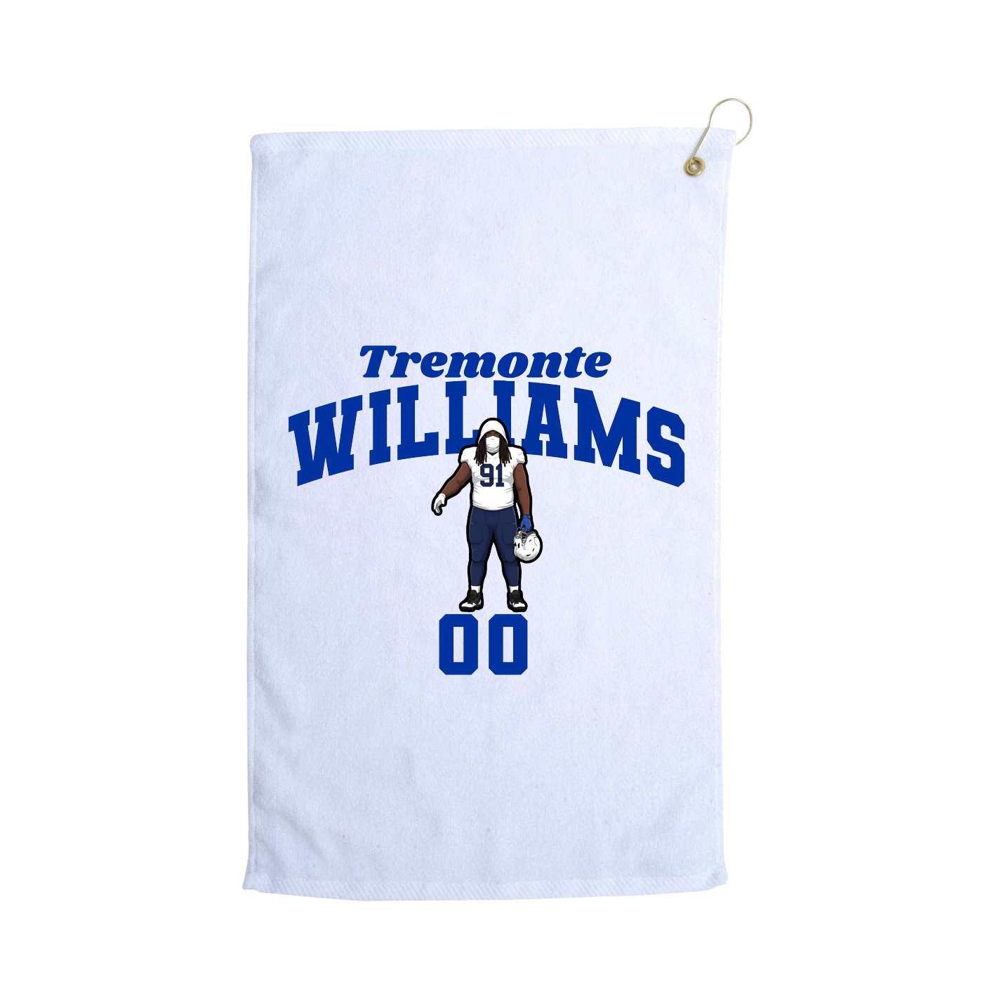 Golf Towel — Signature Arch in White